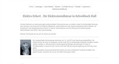 Desktop Screenshot of elektro-erkert.de
